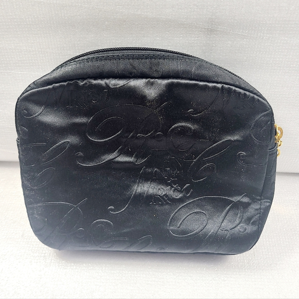 Nina Ricci Canvas Leather Cosmetic Bag - Picture 2 of 7